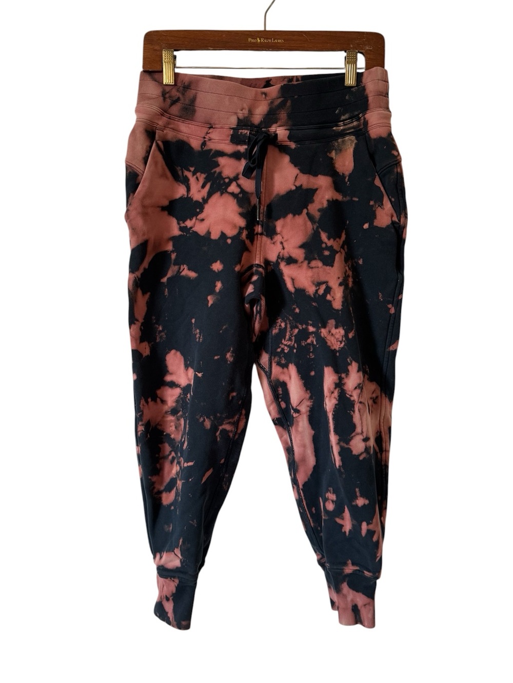Lululemon Joggers Sweatpants Reverse Tie-Dye Pink Athletic Active Womens 6